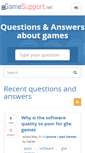 Mobile Screenshot of gamesupport.net